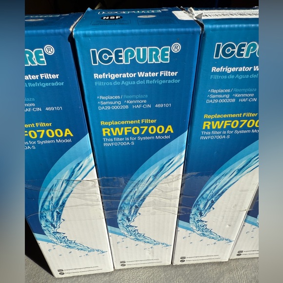 Refrigerator Water Filter Replacement Filters — 4 Pack - Picture 10 of 11